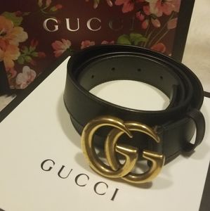 Gucci women's belt 90 comes with dust bag and box with proof of purchase